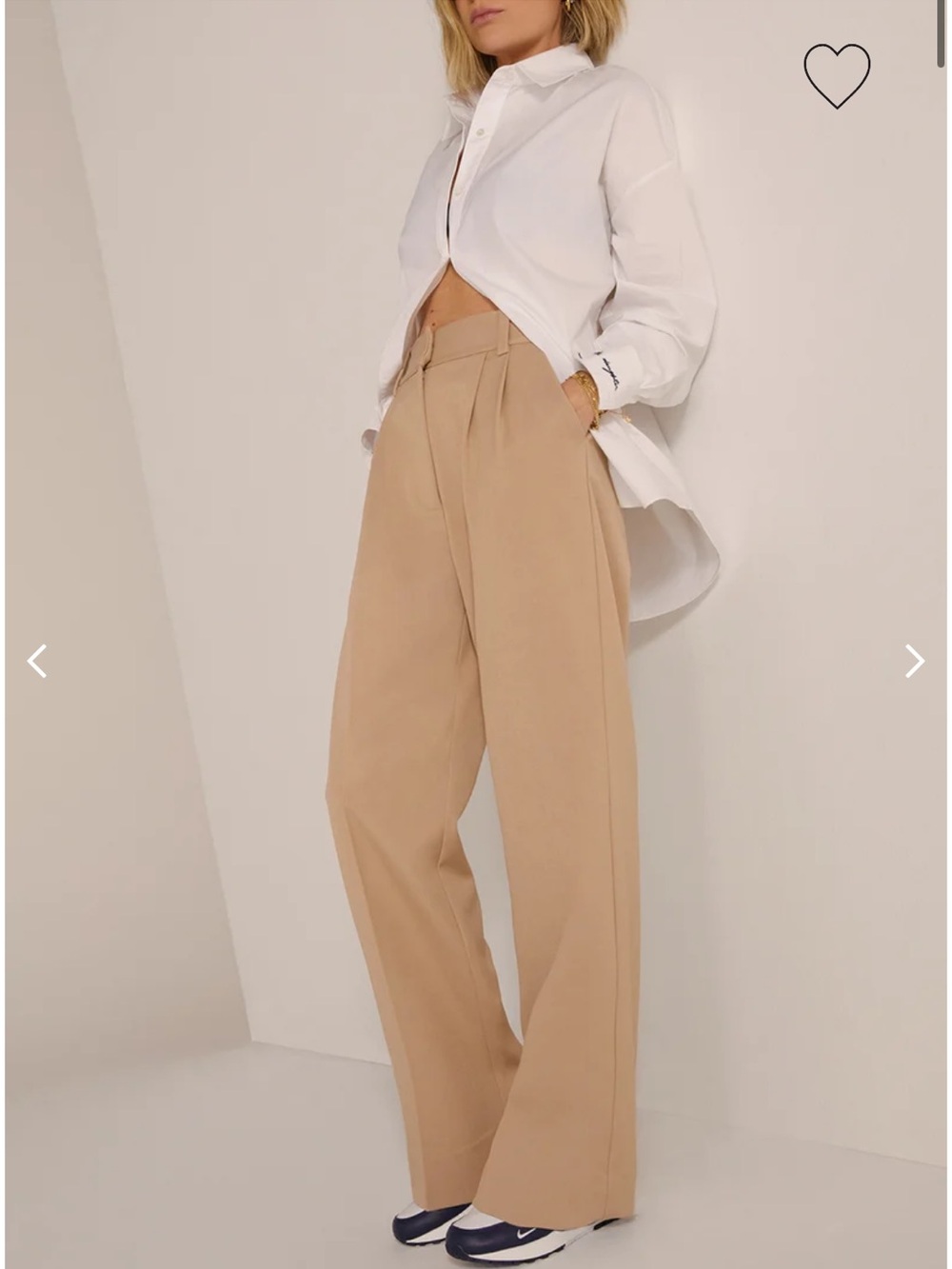 Favorite Daughter THE PETITE FAVORITE PANT - Beige, size 12